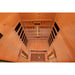 Miracle Sauna 1 person infrared sauna, top view