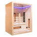 Miracle sauna 3 person sauna with purple light