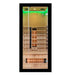 Uk lux 1 person far infrared sauna with green light