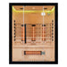 Miracle sauna 3 person Infrared sauna with wooden interior and glowing lights