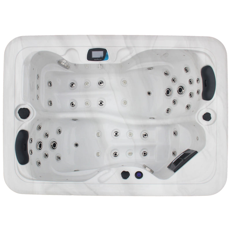 Jaquar Nuovo hot tub, angled view