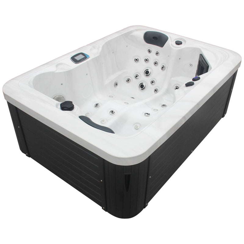 Jaquar Nuovo 2 person hot tub with 49 jets, front view