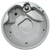 Bird's eye view of RotoSpa Orbis Round hot tub
