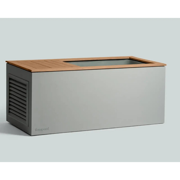 Rectangular temperd commercial cold plunge