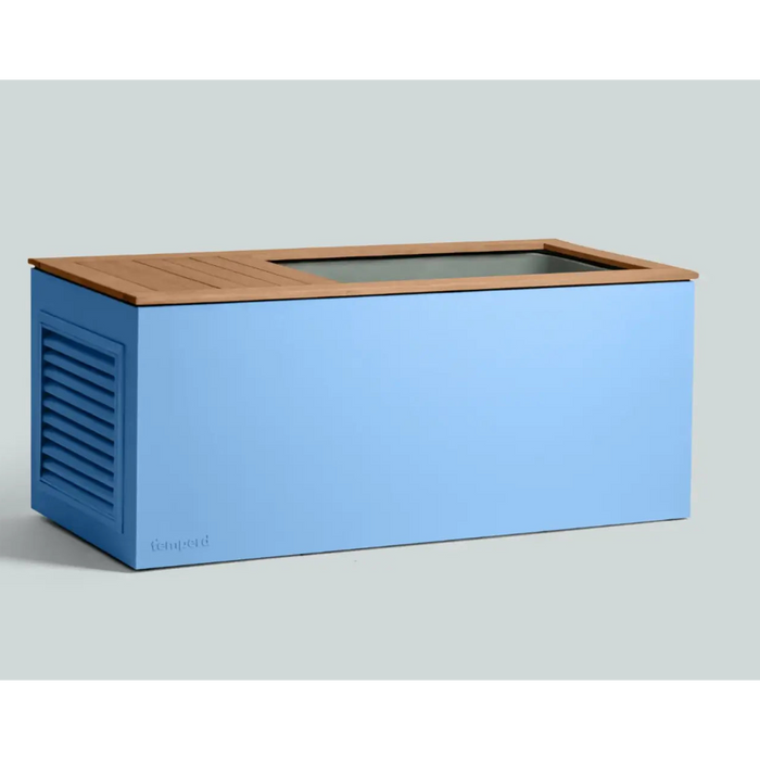 Temperd commercial cold plunge in blue