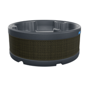 RotoSpa Orbis Round 4-5 person hot tub, front view