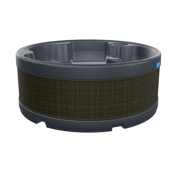 RotoSpa Orbis Round 4-5 person hot tub, front view