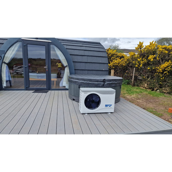 RotoSpa DuraSpa S380 Ultra hot tub, additional installation view