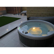 RotoSpa Orbis Round hot tub installed at a customer's home