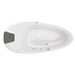white Artize tiaara oxypool bathtub with jets