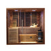 Artize Luxury Bio Sauna 6-8 seater with cedar wood finish, front view