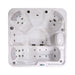 North River Spas Elk River 5 person hot tub with 27 jets, front view