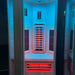 Insignia KY003 sauna entrance with blue LED lighting