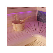 Fonteyn Luxor 220 black stone sauna heater and stones