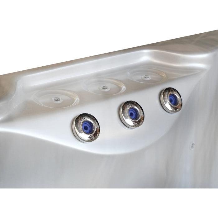 Jaquar Breva hot tub fountain jets detail