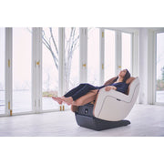 Synca CirC Plus massage chair in beige, 360° gallery view