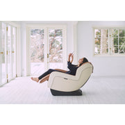 Synca CirC Plus massage chair in beige, 360° gallery view