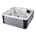 North River Spas Grand River hot tub, angled view