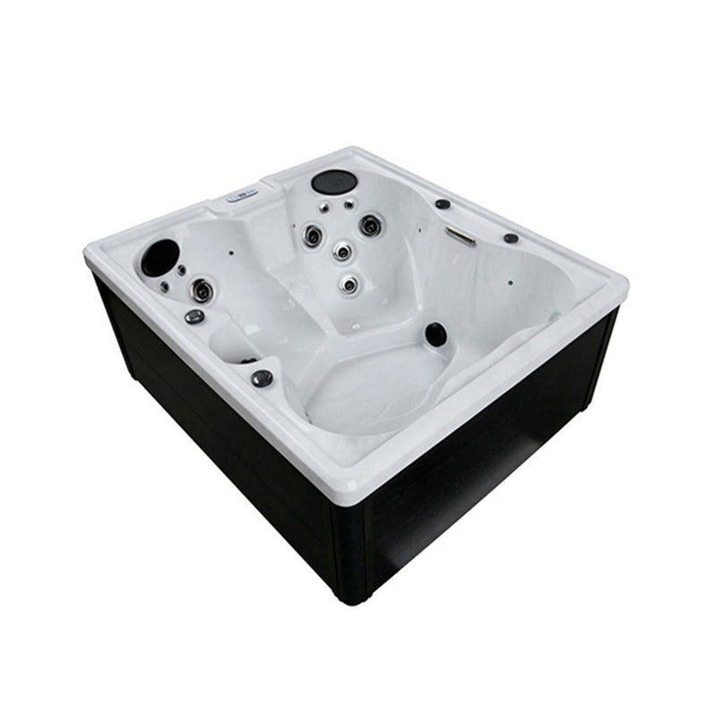 H20 Spa Pure Bliss 4 person hot tub, angled view