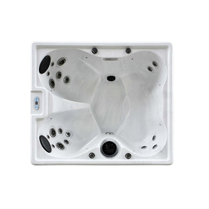 H20 Spa Pure Bliss 4 person plug and play hot tub, front view