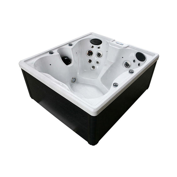 H20 Spa Pure Bliss 4 person hot tub with LED lighting and waterfall feature