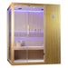 Jaquar Kubix sauna, angled view