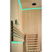Jaquar Kubix sauna with LED colour lighting