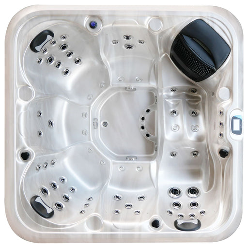 Jaquar Polaris hot tub, angled view