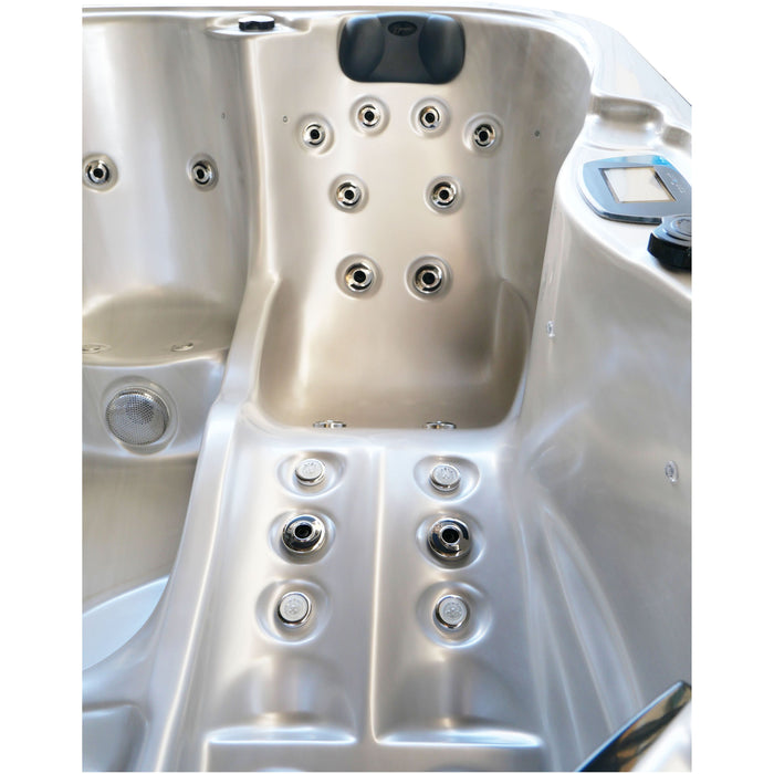 Jaquar Breva hot tub jets, close-up detail