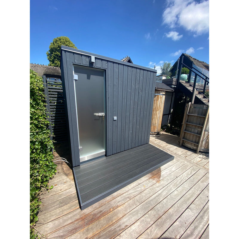 KUUT sauna with steam room, exterior view