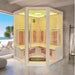Insignia KY007 4 person infrared sauna, front view