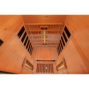 Miracle Sauna 1 person infrared sauna, top view
