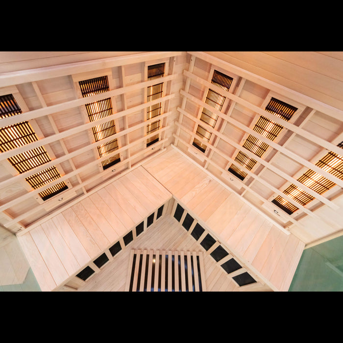 Infrared miracle 4 person sauna with infrared heater panels