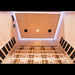miracle 4 person infrared sauna interior with ceiling light