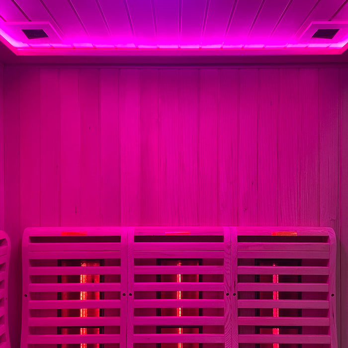 Insignia KY006 sauna in pink exterior finish