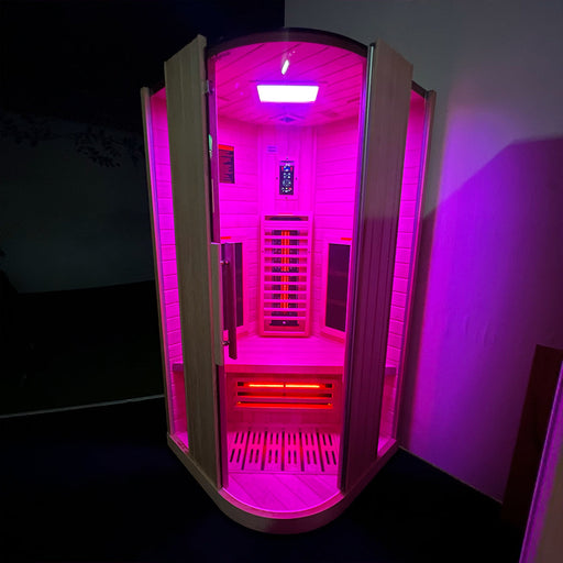 Insignia KY003 sauna in pink exterior finish