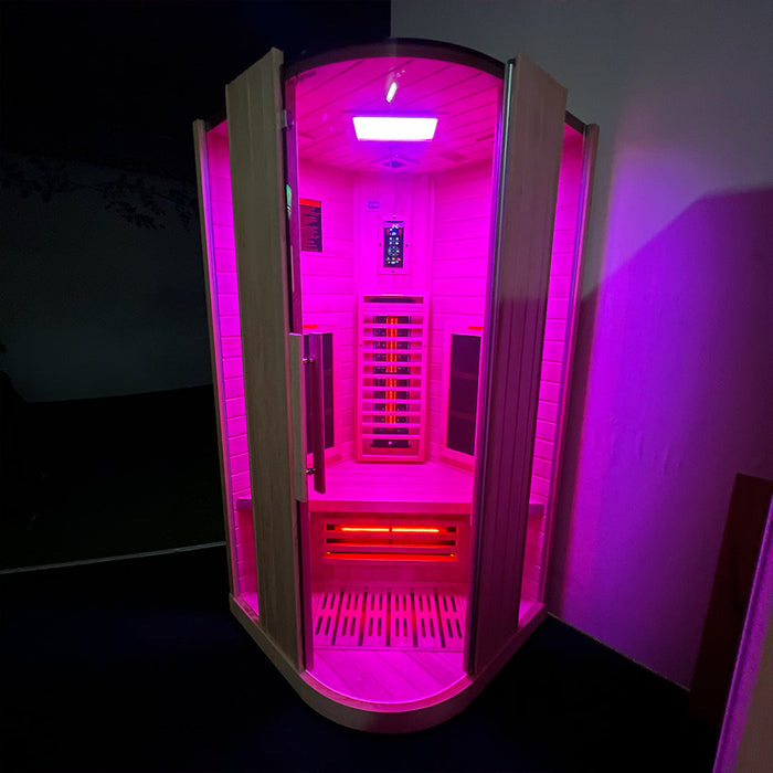 Insignia KY003 sauna in pink exterior finish
