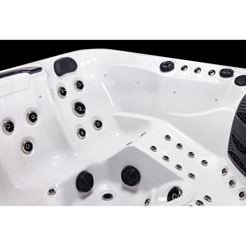 Rhodes hot tub Captain's chair with neck and shoulder jets