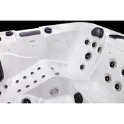Rhodes hot tub interior seating and jets