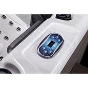 Rhodes hot tub with LED lighting