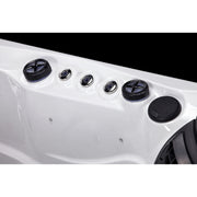 Rhodes hot tub, rear view