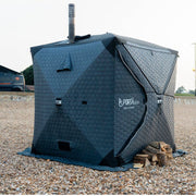 PortaSauna HEX portable sauna, angled view