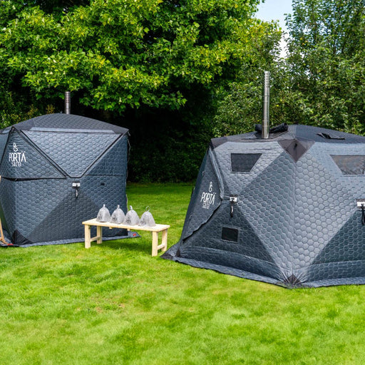 PortaSauna HEX portable sauna size comparison