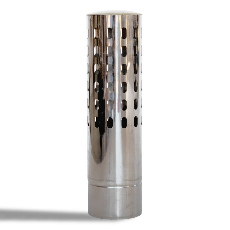 PortaSauna HEXXL spark arrestor chimney detail