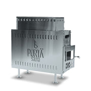 PortaSauna HEXXL wood-burning stove