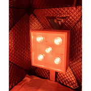 Prasanna infrared sauna pod interior