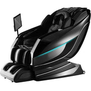 Sasaki 10 Series Royal King 6D massage chair in black, front view