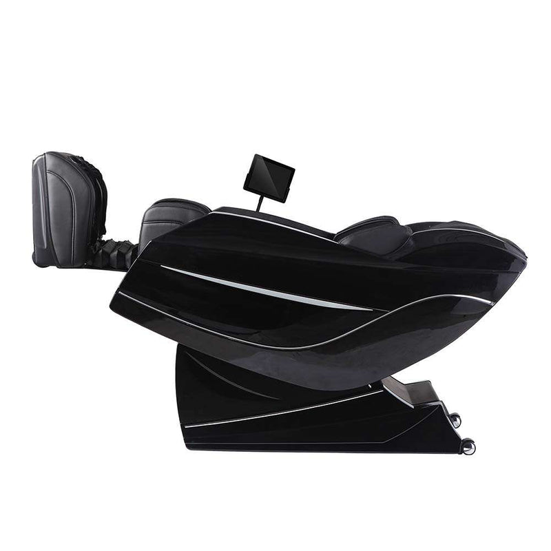 Sasaki 10 Series Royal King 6D massage chair in black, side view