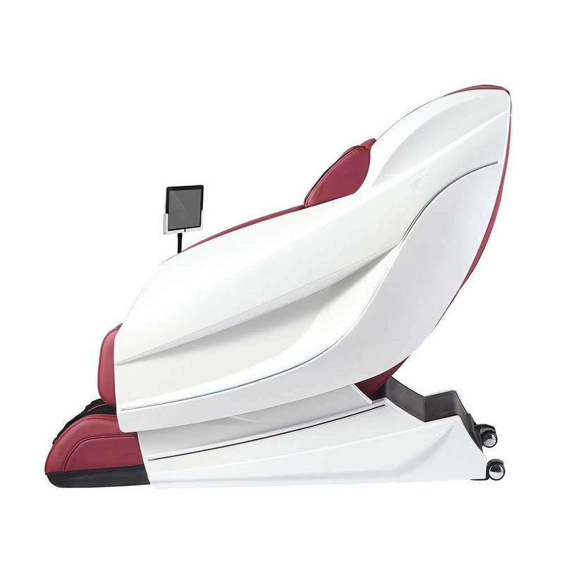 Sasaki 10 Series Royal King 6D massage chair in red, side view