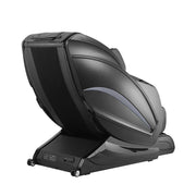 Sasaki 10 Series Royal Queen 4D massage chair in black, reclined position